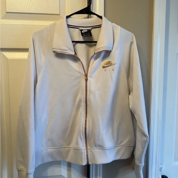 Women’s Nike Air White Zip-Up Jacket - Picture 1 of 9
